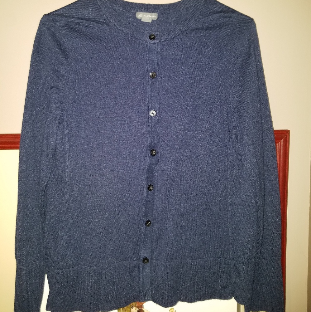 Eddie Bauer Navy Blue Sweater